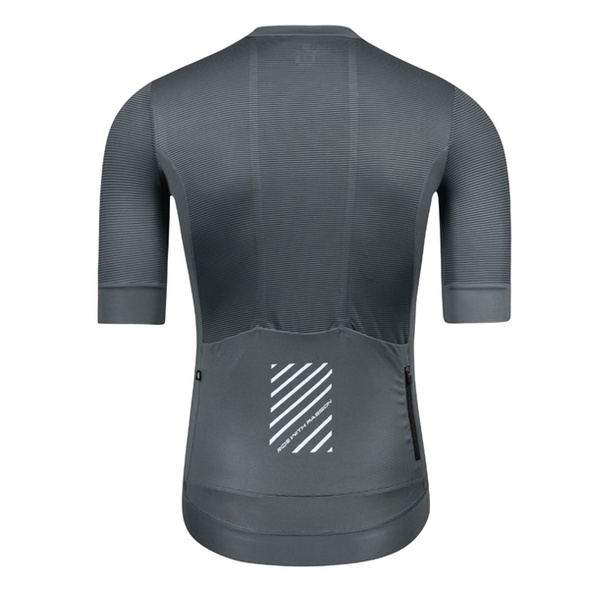 Áo đạp xe Monton ngắn tay Traveler Max - Xám ghi