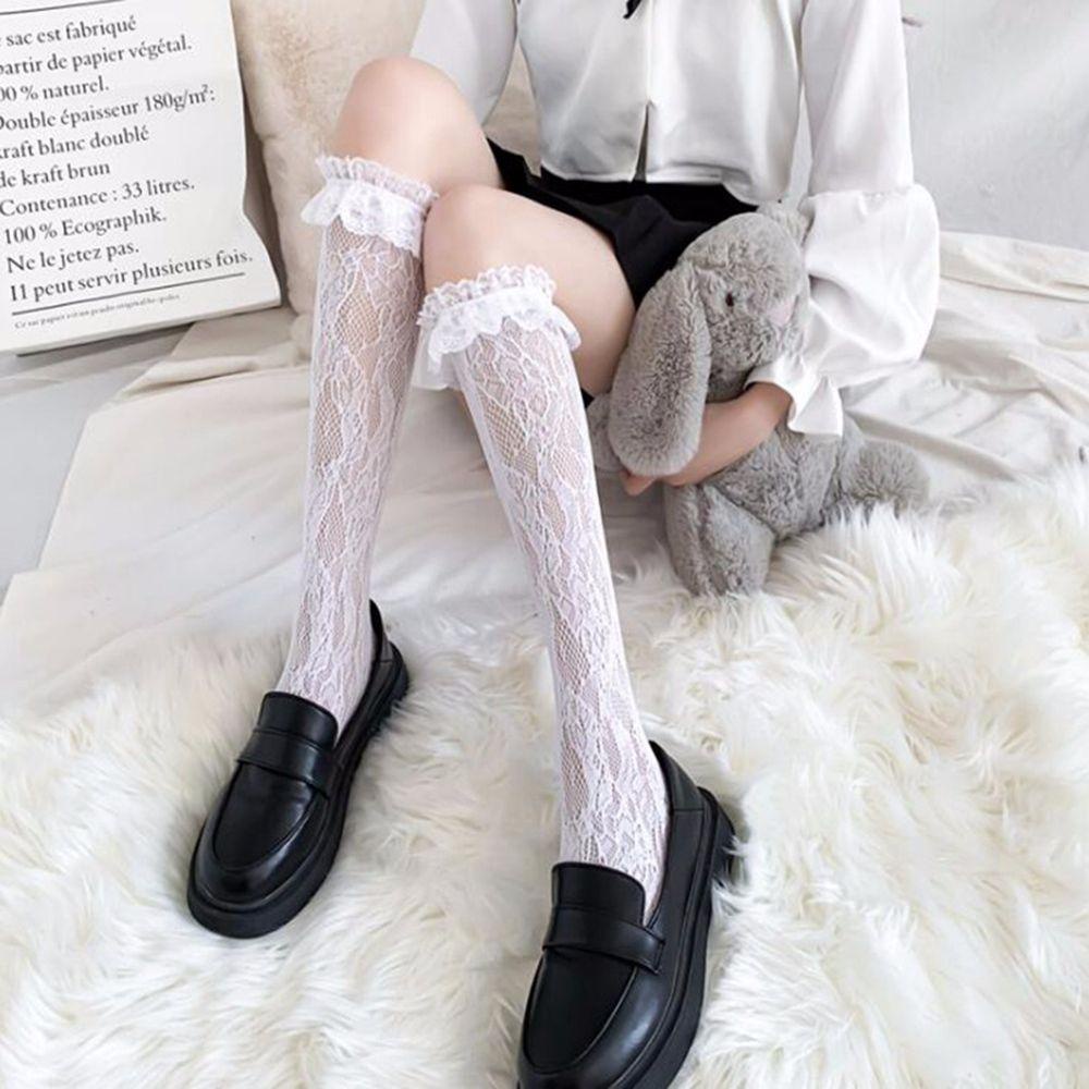 Vớ Ren Co Giãn Phong Cách Lolita Quyến Rũ Cho Nữ