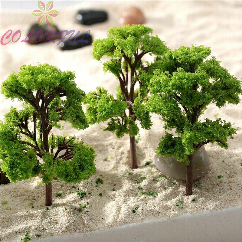 Set 10 mô hình cây giả trang trí