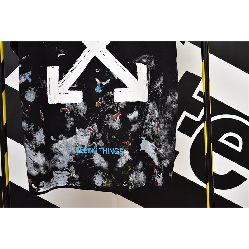 Áo Thun Tay Ngắn Cổ Tròn In Hình Pháo Hoa Và Mũi Tên Thời Trang Mùa Hè Cá Tính