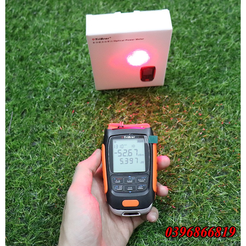 Máy đo💥FREESHIP💥Công suất quang mini TriBrer APM50NT Tích Hợp Đèn Soi - VFL 15KM -Test LAN