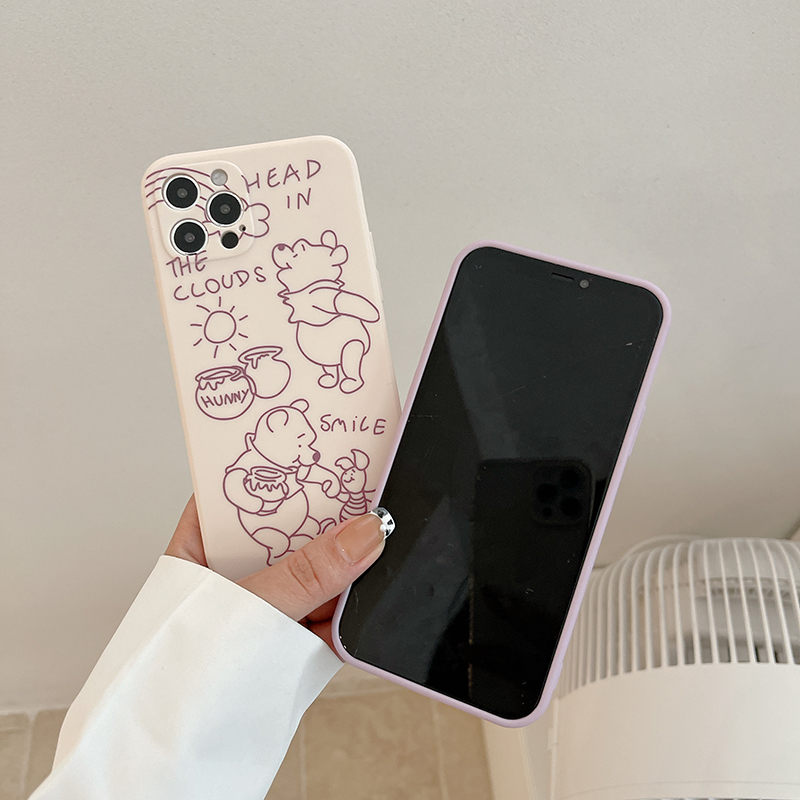 ốp iphone 11 Ốp điện thoại silicon nhân vật hoạt hình cho iPhone 11 Pro Max X Xr Xs Max 7 8 Plus Se 2020 12 pro max 12 mini
