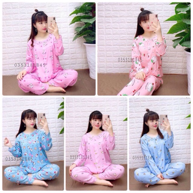 Bộ lanh sau sinh cúc giữa