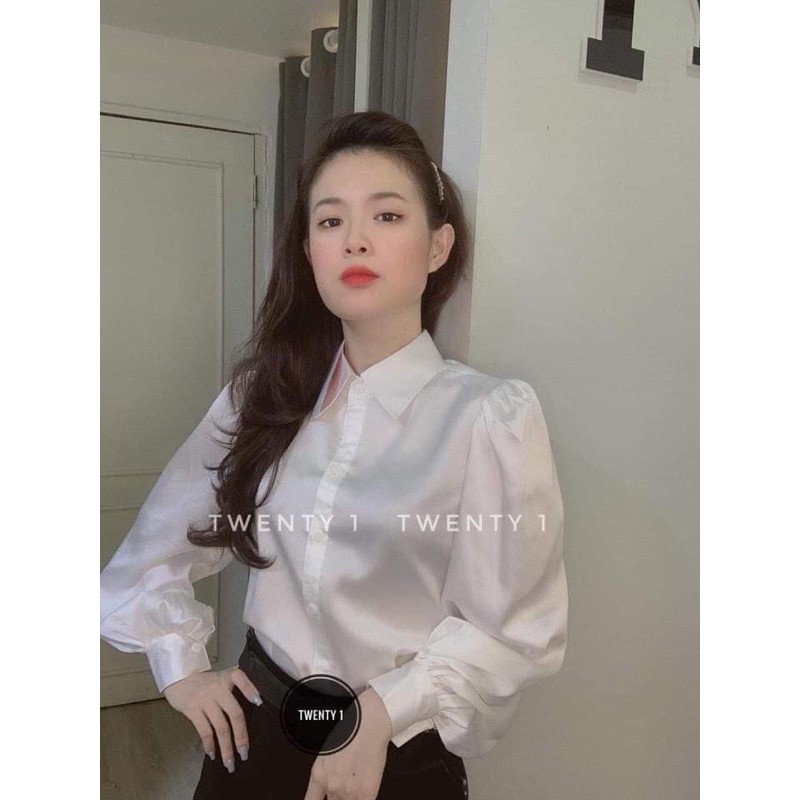 Áo sơmi lụa bóng HS73