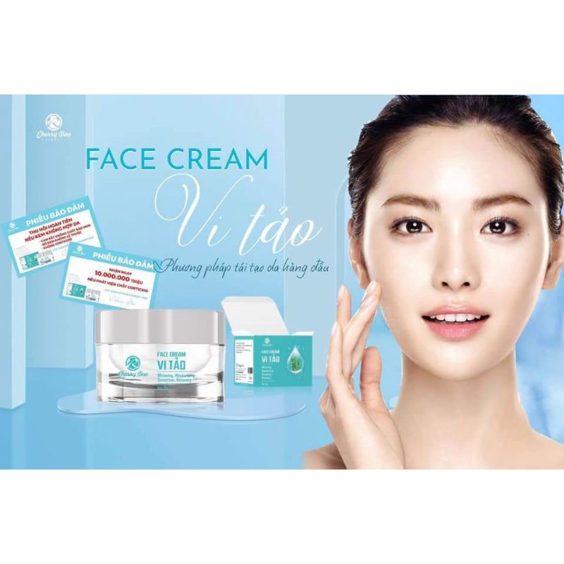 Kem dưỡng trắng da mặt - Kem dưỡng ẩm chính hãng chiết xuất face Vi Tảo Hàn Quốc CRD 5G .