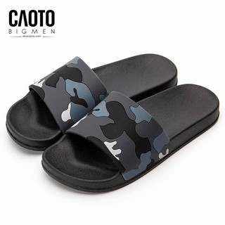 Dép quai ngang camo đen big size 46-47-48-49