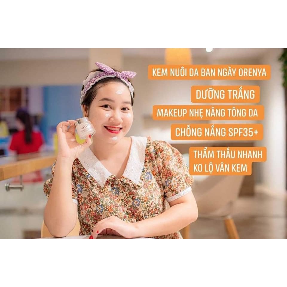 Kem Dưỡng Ban Ngày Orenya - Double White Cream, Vừa Dưỡng da vừa chống nắng tối ưu, Trắng hồng tự nhiên - ORENYA TPHCM