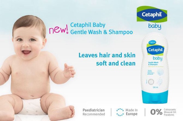 Sữa tắm gội toàn thân Cetaphil Gentle Wash &amp; Shampoo 230ml