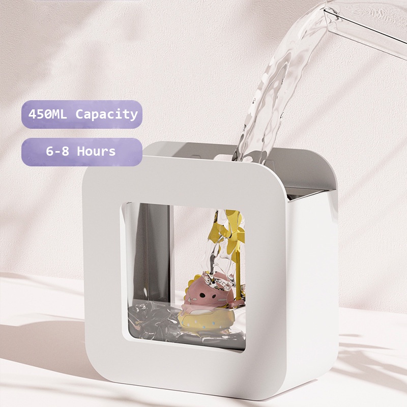 Máy tạo ẩm Fnelse cổng USB lọc không khí thích hợp cho văn phòng/ tại nhà 450ML