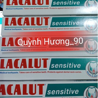 Kem đánh răng LACALUT sensitive XANH 75G