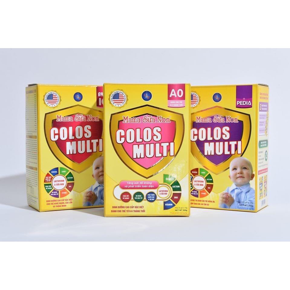 Mama Sữa Non Colos Multi A0,A1, Pedia Hộp 350g_Duchhuymilk