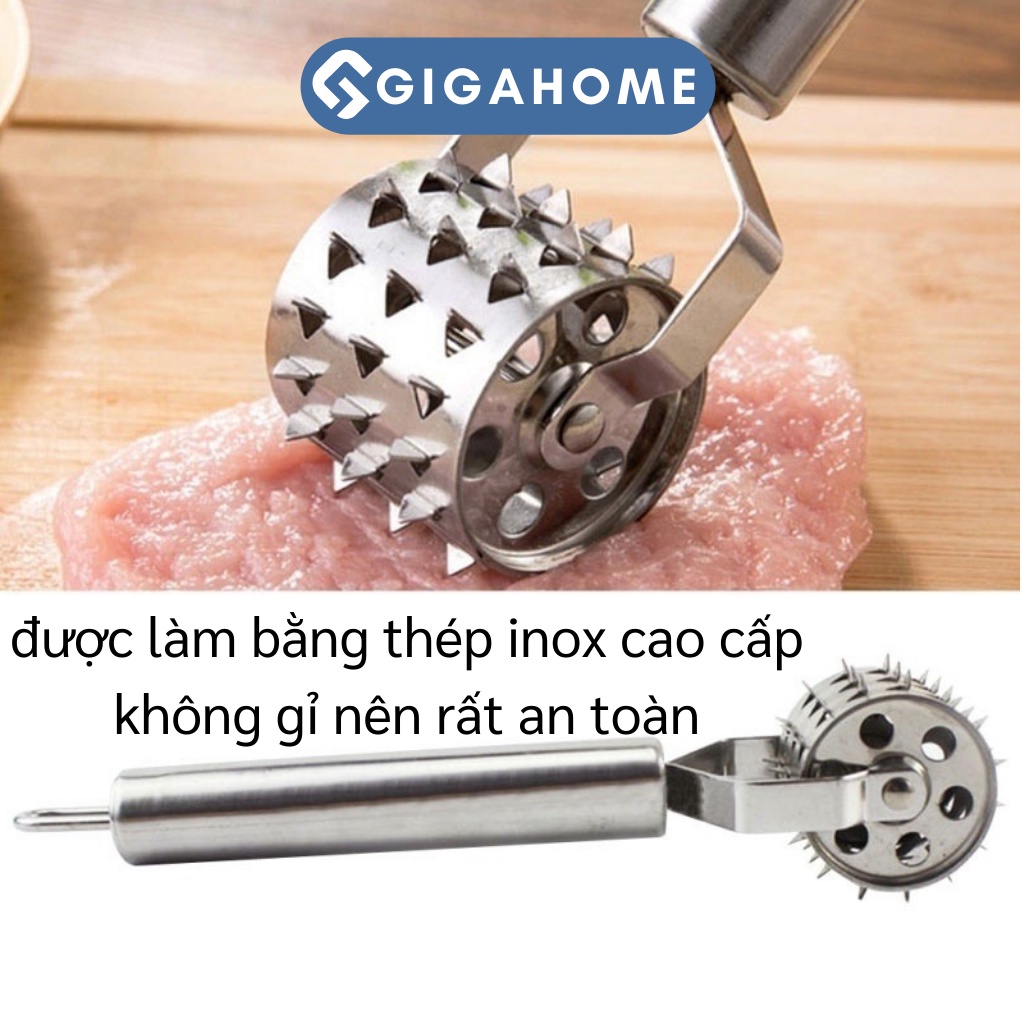 Dụng Cụ Lăn Châm Bì, Làm Mềm Thịt GIGAHOME Chế Biến Heo Quay Da Giòn, Thịt Nướng 8812