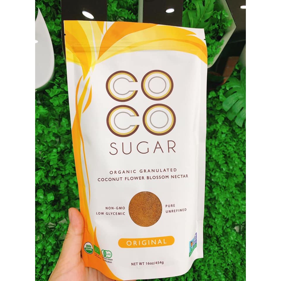 Đường Mật Hoa Dừa Hữu Cơ Túi 454g