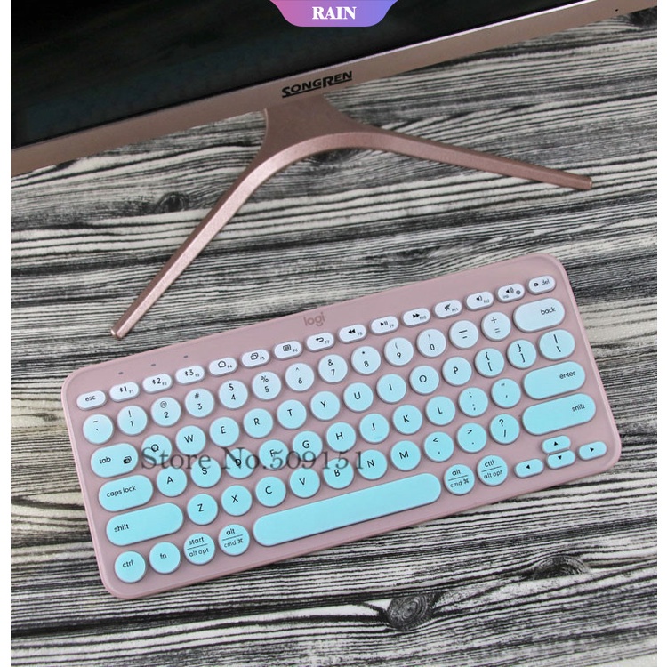 Silicone Vỏ Silicon Siêu Mỏng Bảo Vệ Bàn Phím Bluetooth Logitech K380 (Model: K380.K480) Cho Logitech K380.K480