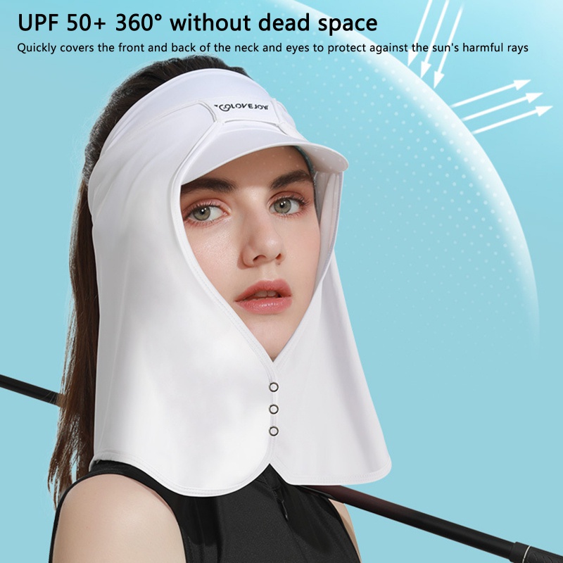 Mũ Rộng Vành Chống Nắng Tia UV Bằng Lụa Dùng Khi Chơi Golf/Đi Xe Đạp/Làm Việc Ngoài Trời Mùa Hè Cho Nữ