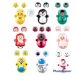 Lật đật mini, lật đật squid game, lật đật doraemon cho bé đáng yêu - Momostore ( 1 con )