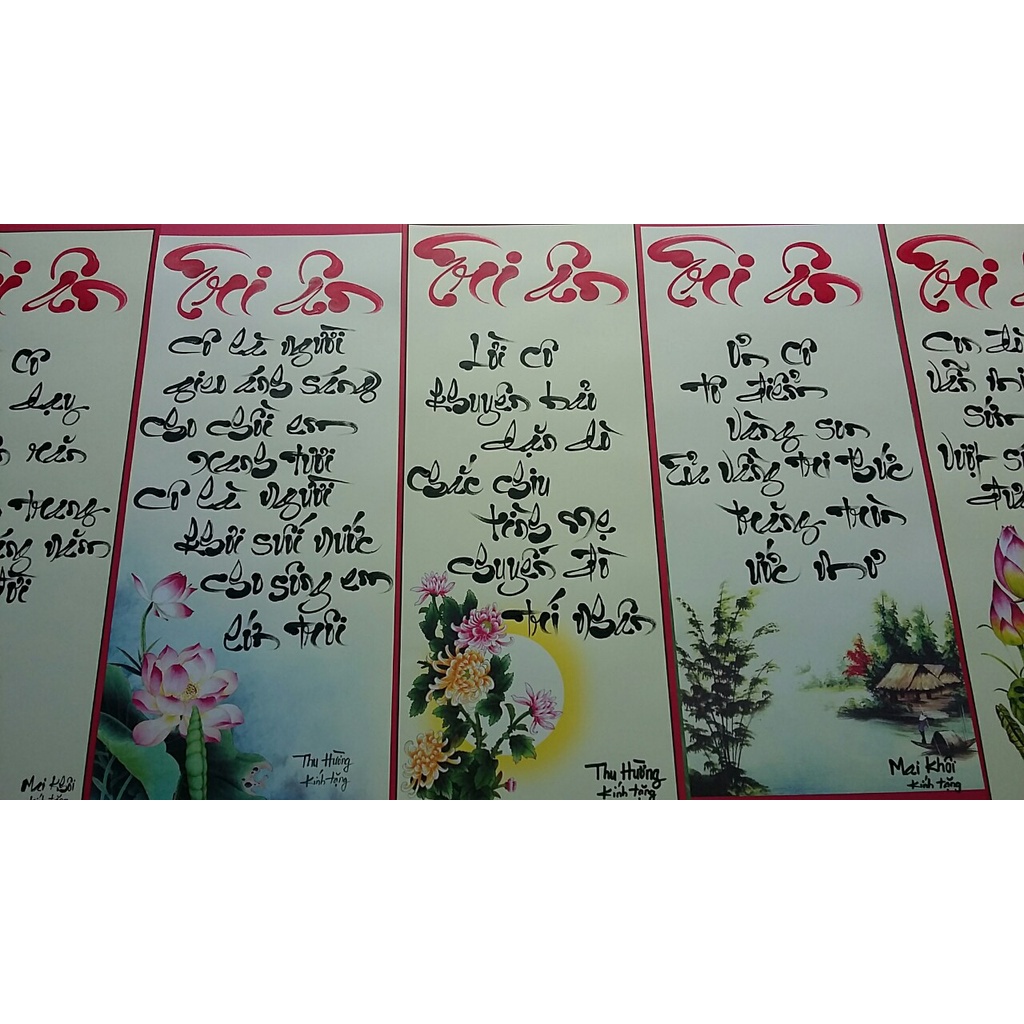 Tranh thư pháp 20-11