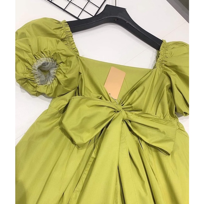 Váy babydoll thắt nơ sau VJ007