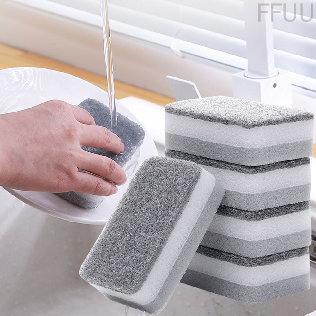 Set 5 miếng bọt biển rửa chén hai mặt tiện dụng