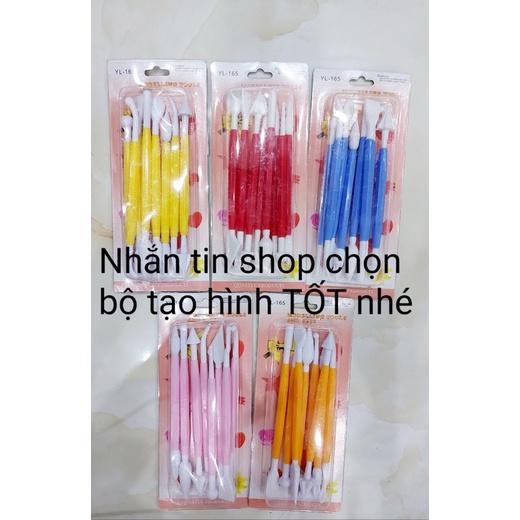 Đất sét super clay siêu nhẹ tự khô combo+bộ 8 cây tạo hình+móc khoá+khoen móc, nặn tượng, tạo hình chụp ảnh, làm slime
