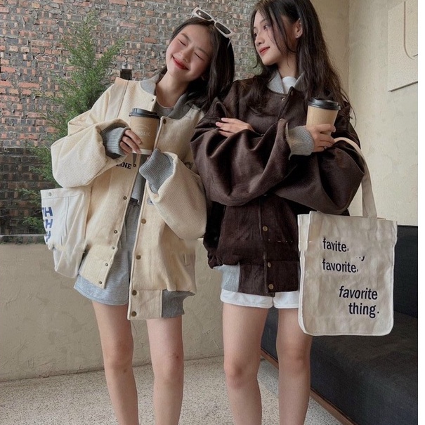 Áo khoác bomber Unisex LASVEGAS chất nhung tăm thêu LOGO ,form rộng 2 lớp đẹp cho nữ,nam