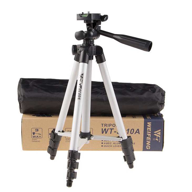 Chân giá đỡ máy chụp ảnh Tripod TF-3110 + Miếng kẹp điện thoại Ms-15