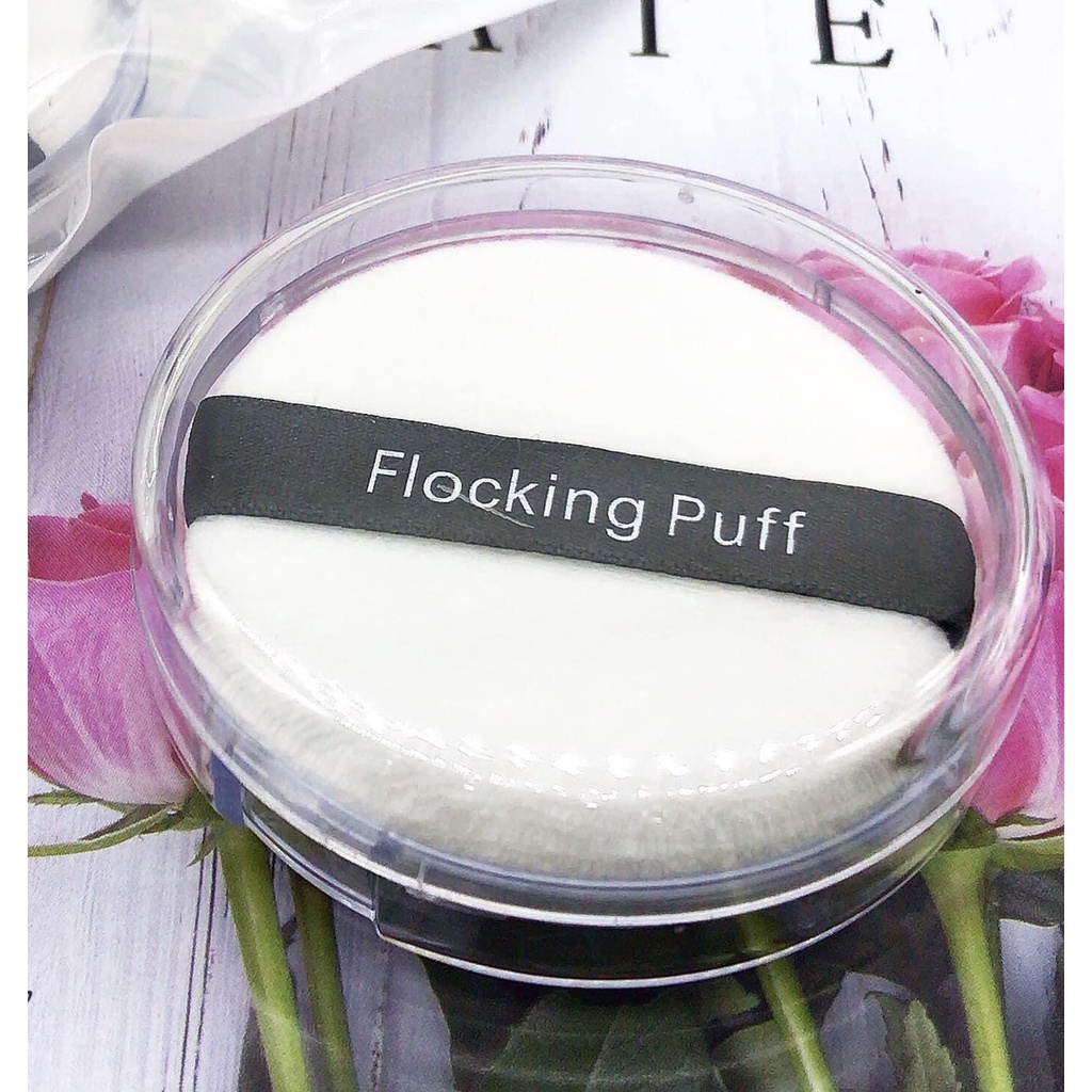 Bông Tán Phấn Puff Trắng Mềm Mịn, Dễ Dùng Chuyên Dùng Cho Makeup