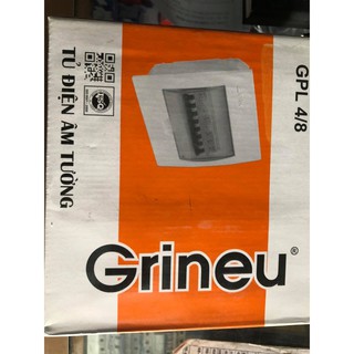 Tủ điện âm tường Grineu 4/8