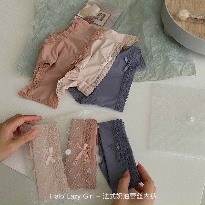 (Mẫu mới) Quần lót su pha ren siêu mềm mịn 2200
