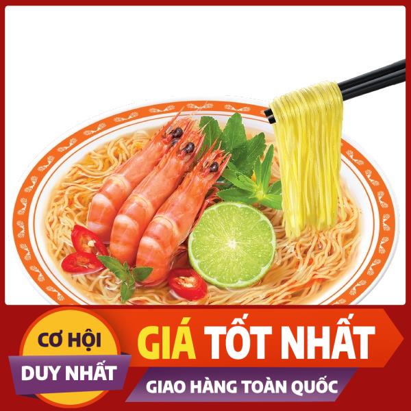 Mì không chiên Nissin 365  Xí Quách Thịt Bằm, Tôm Chua Cay, Lẩu Thái Hải Sản, Rong biển nhật