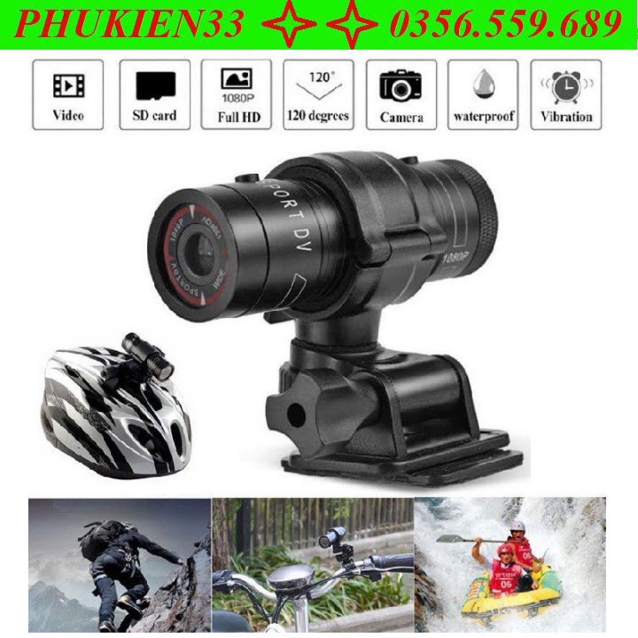 Camera Hành Trình Sport Chống Nước Cho Xe Đạp, Xe Máy M500