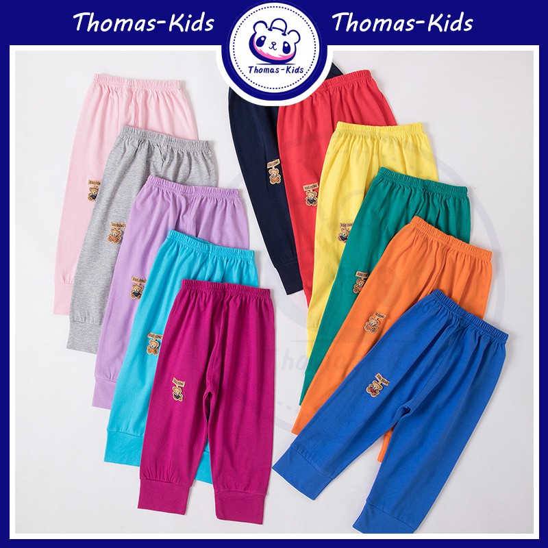 Quần dài Cotton màu sắc ngẫu nhiên cho bé D306 0.5-5 tuổi