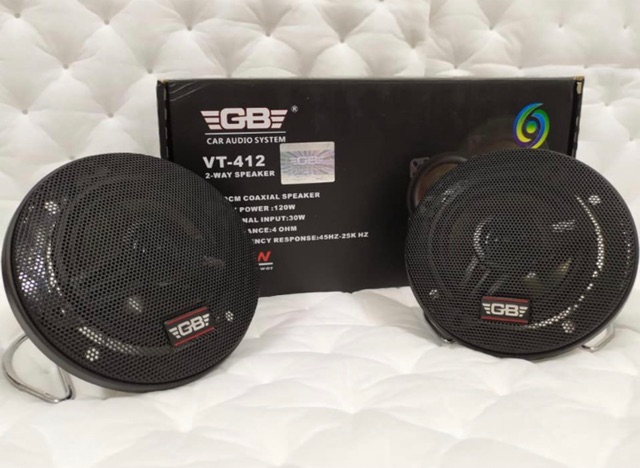Loa Đồng Trục Loa Cánh Cửa Ô Tô GB VT 412 - HAI ĐƯỜNG TIẾNG ÂM THANH