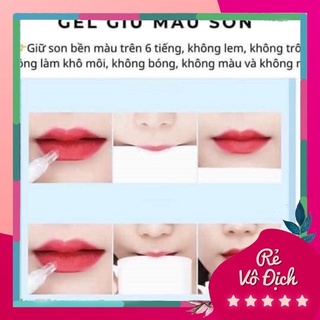 Gel khóa son môi thần thánh giữ màu son 12h không trôi bền màu, an toàn hiệu quả 👄