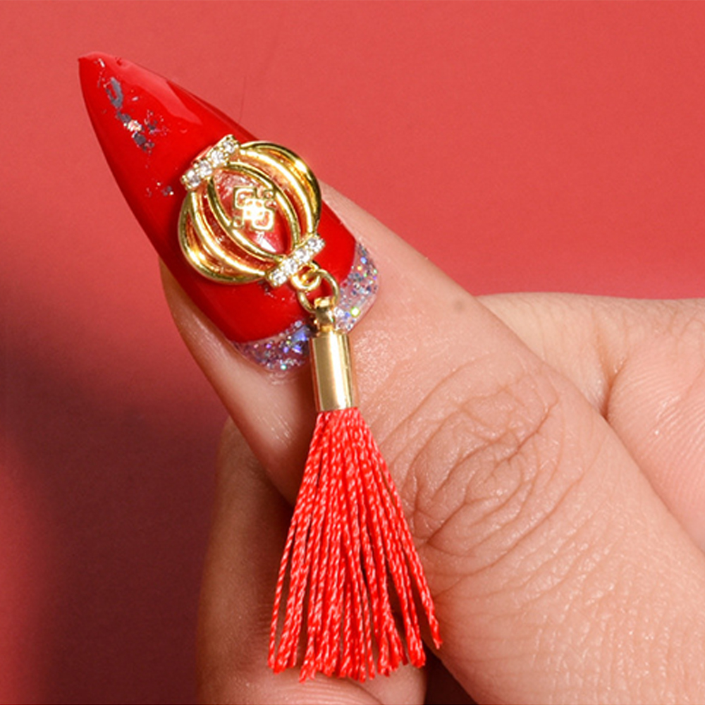 CHARMS Phụ Kiện Trang Trí Móng Tay 3D Phong Cách Trung Hoa