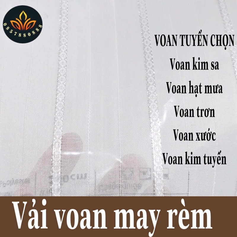 Vải Voan may rèm,voan rèm cửa