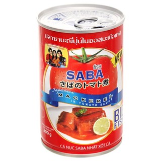 Cá nục saba nhật sốt cà ba cô gái lon 290g