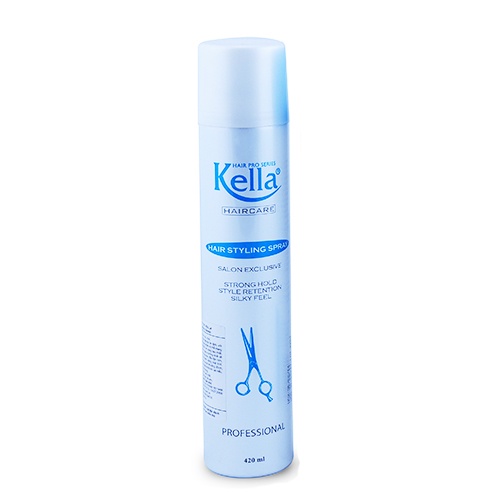 KEO XỊT TÓC CỨNG, MỀM KELLA 420ML