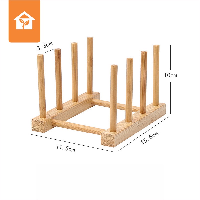 Miếng lót nồi cách nhiệt bằng gỗ tre loại dày nhiều kích thước