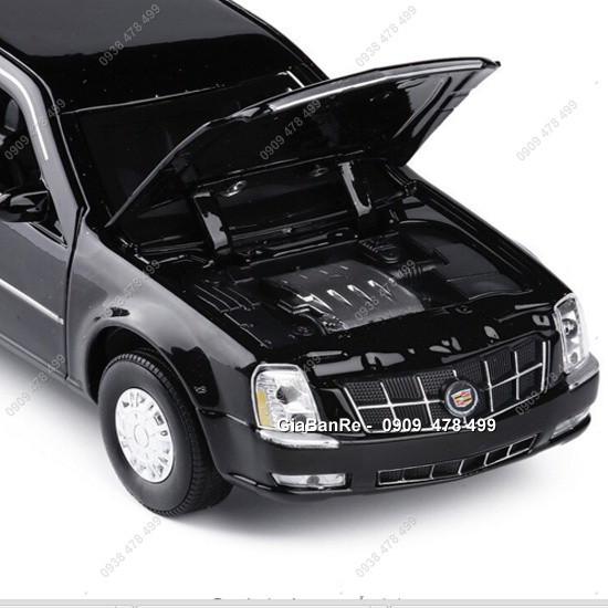 XE MÔ HÌNH SẮT 1/32 XE TỔNG THỐNG MỸ CADILLAC BEAST ONE - ĐEN - 9659.1