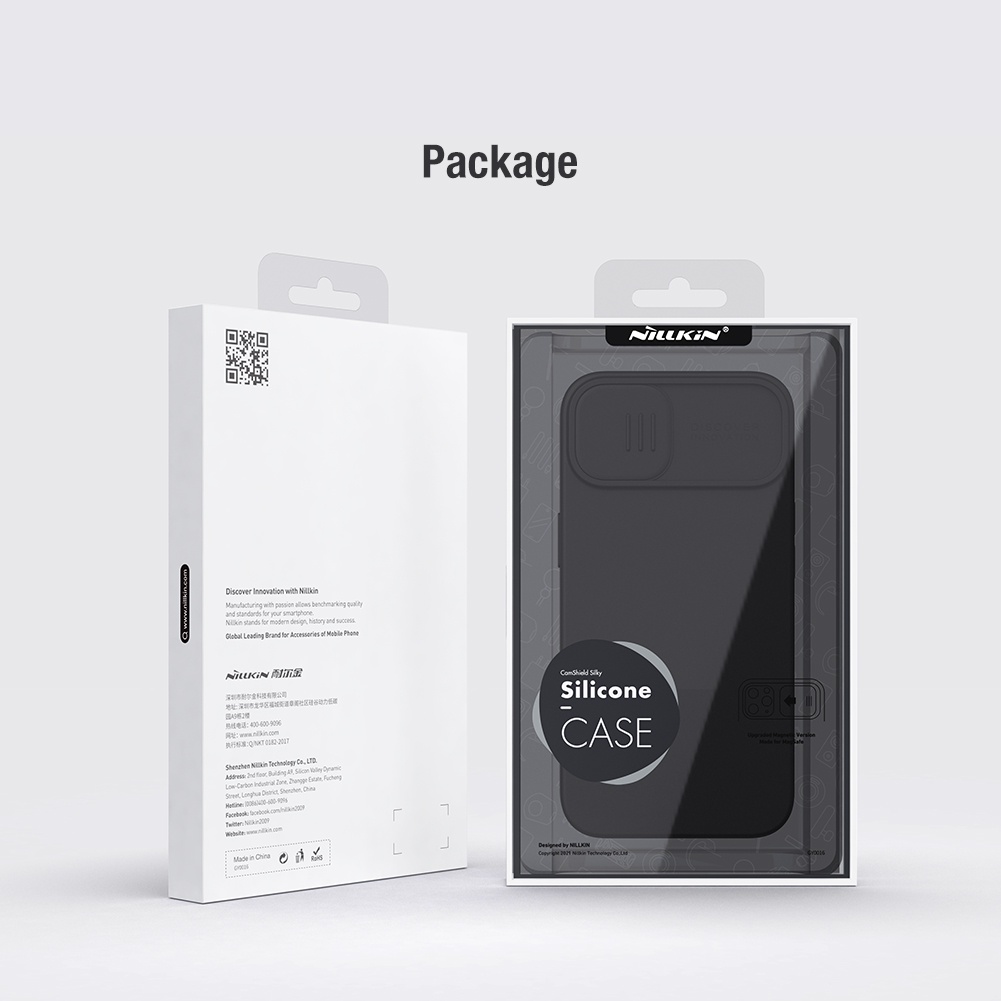 Ốp lưng iPhone 13 Pro Max NILLKIN Lỏng Silicone Trượt Bảo vệ Máy ảnh Ốp lưng cho iPhone13