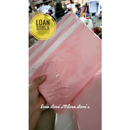 1KG TÚI NIÊM PHONG GÓI HÀNG HỒNG PHẤN TỰ DÍNH CÓ SẴN LỚP DÁN TIỆN LỢI