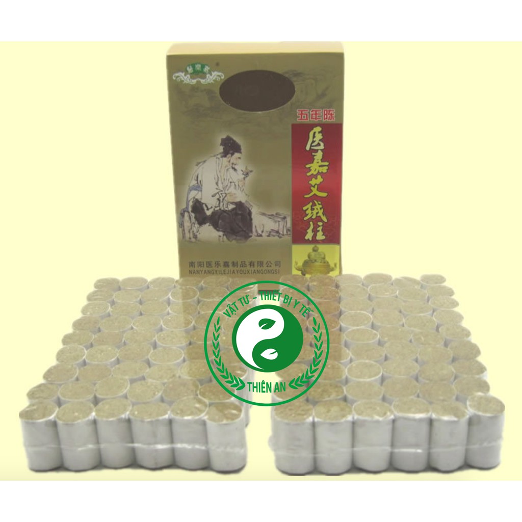 Ngải đoạn cao cấp 10 năm- Ngải nhung- Hộp 108 đoạn- Tỉ lệ ép 15:1