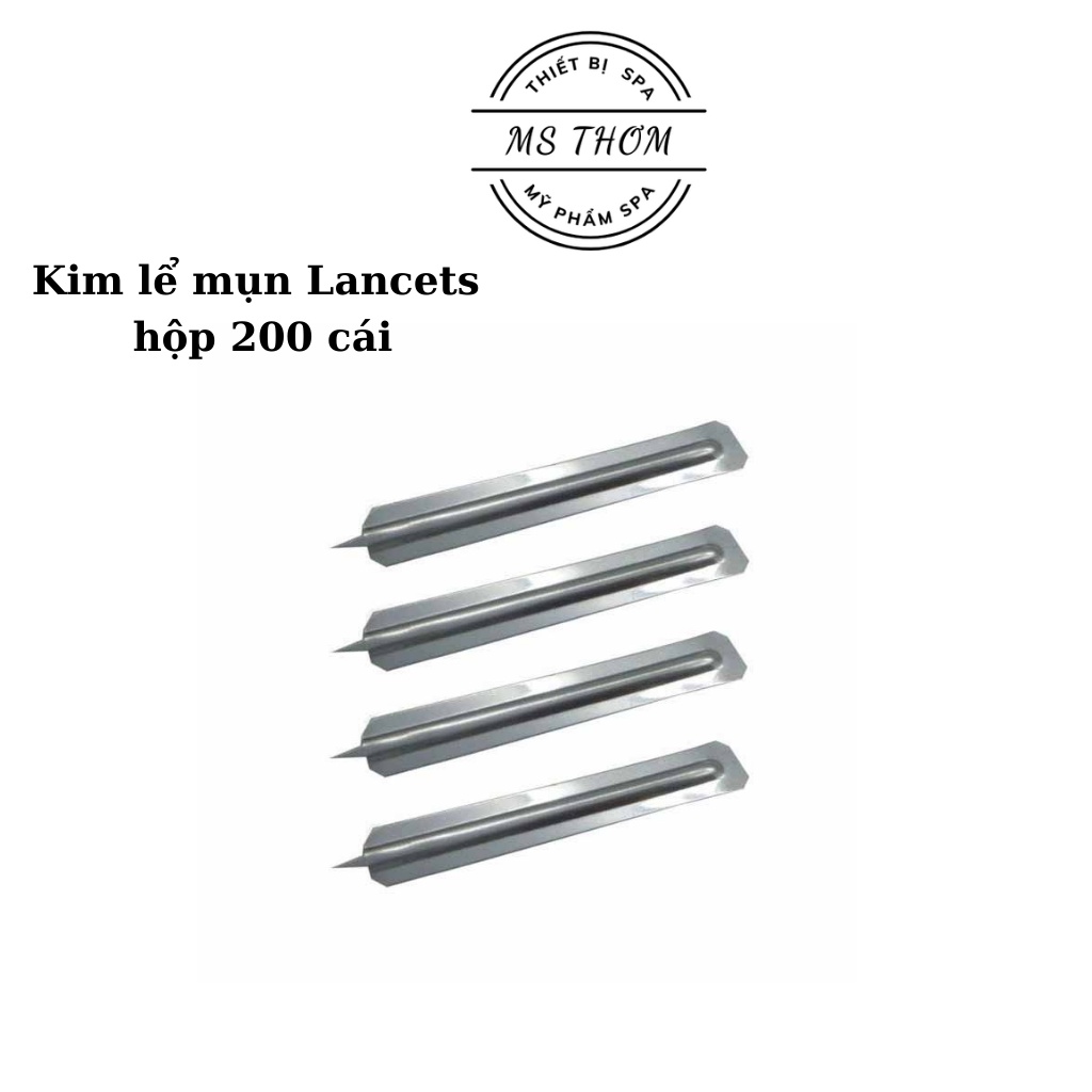 Kim lễ mụn, Kim chích mụn, Kim lấy máu LANCET (Hộp 200 cái) | BigBuy360 - bigbuy360.vn