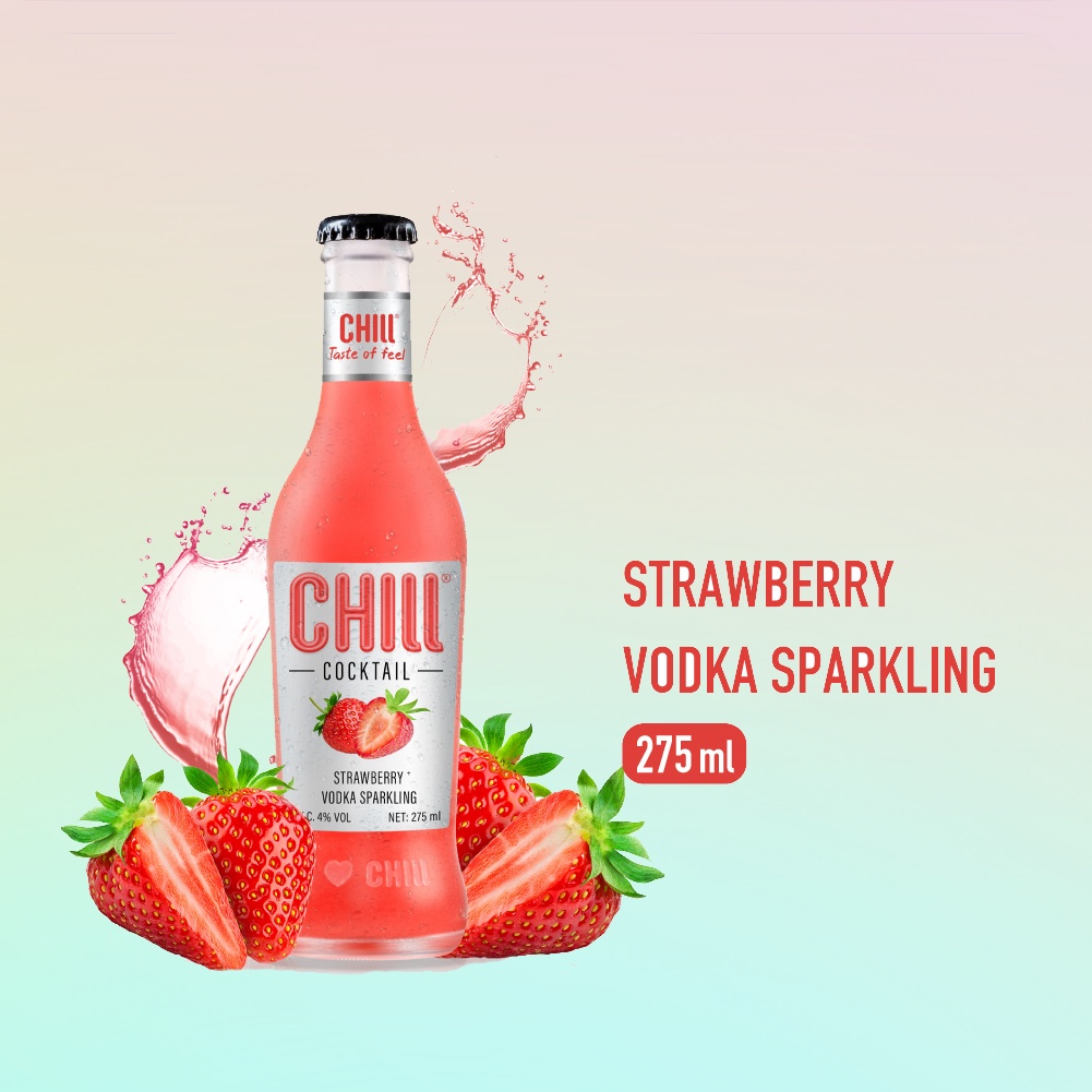 Thùng 6 chai Chill Cocktail Original mix vị 275ml/chai