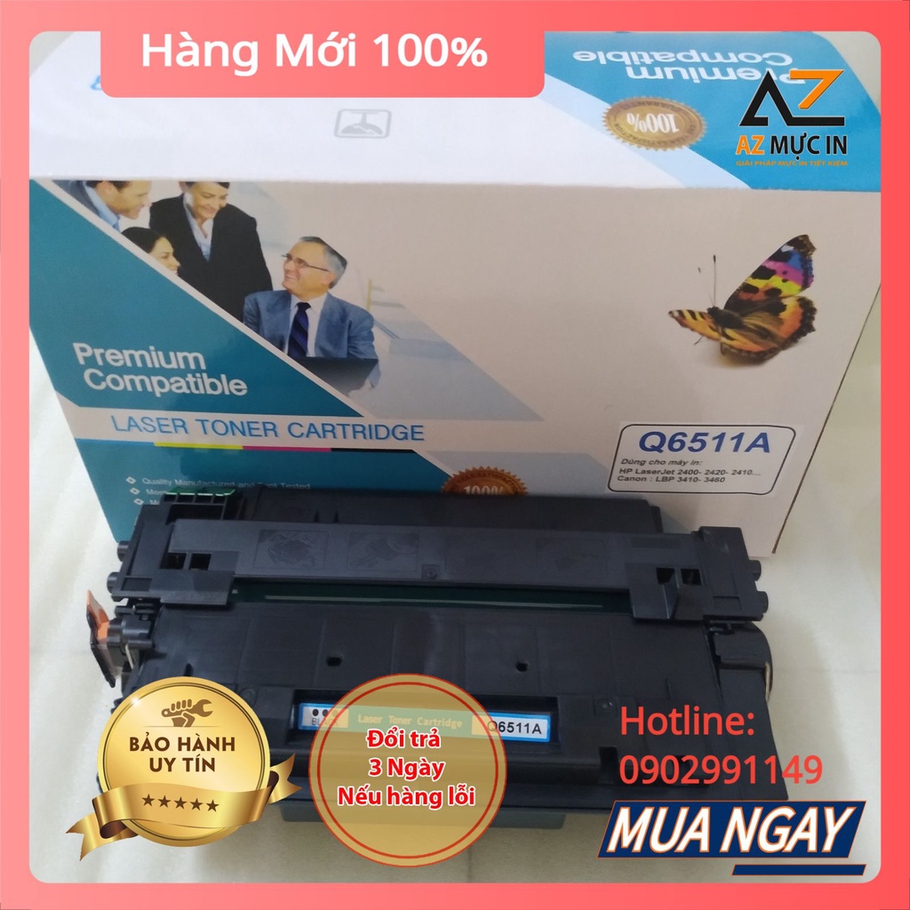 Hộp mực 11A  - Hộp mực Máy in HP 2400 / 2410 / 2420 , Canon 3410 / 3460...