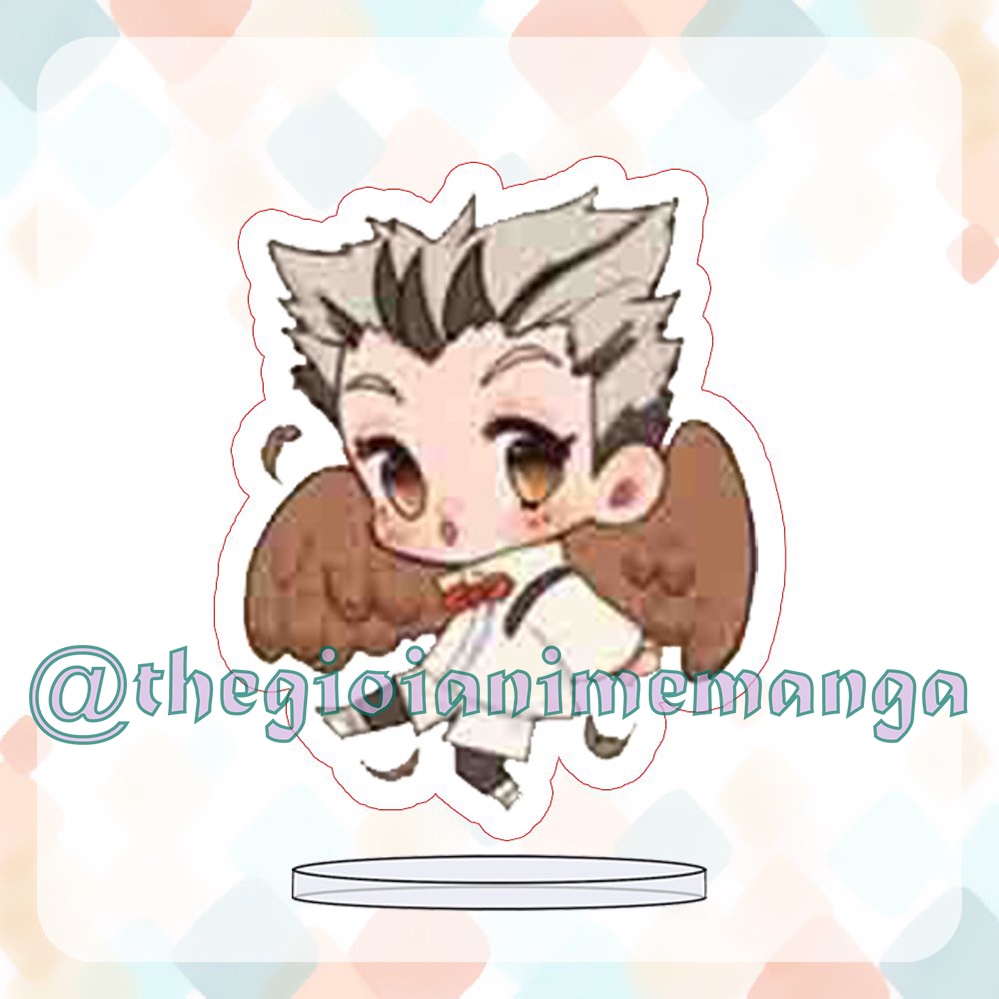 ( MINI 3cm ) Mô hình Standee HAIKYUU VUA BÓNG CHUYỀN nhiều mẫu anime chibi mica trưng bày