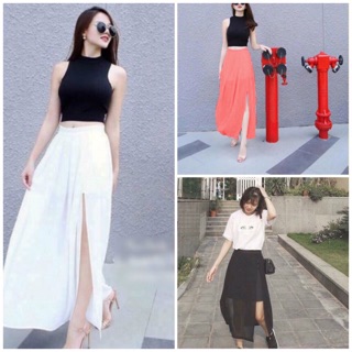 Chân Váy xẻ tà (cv xe tà)(KÈM ẢNH THÂT)