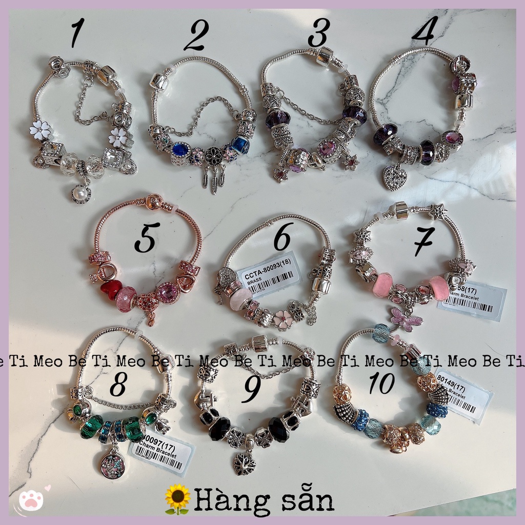 Vòng tay Charm mạ bạc 925 Hestia Hàn