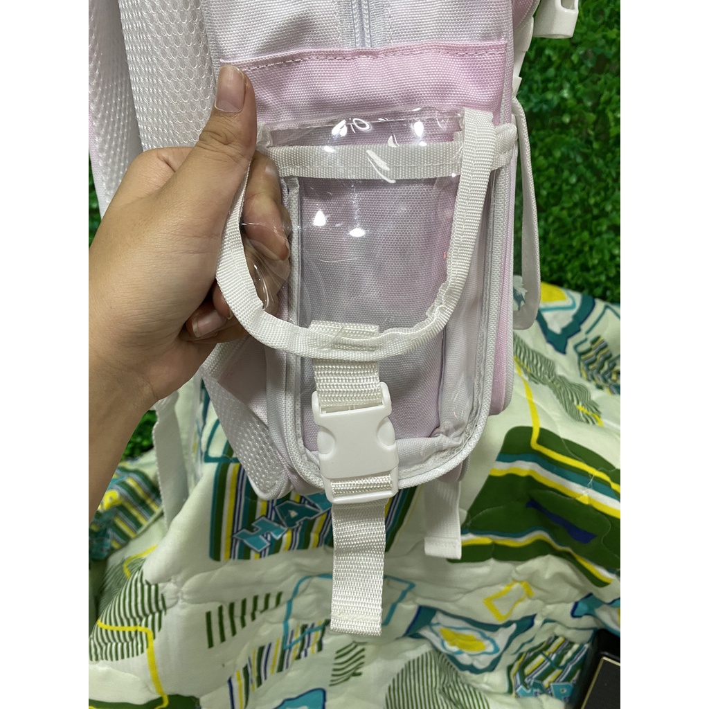 Balo học sinh, cặp đi học Degrey màu hồng loang tặng kèm tag và giấy thơm Thời trang unisex HCM BL10